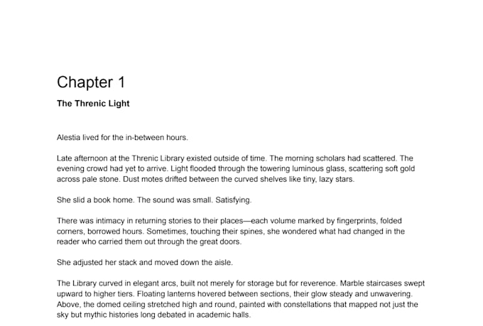 do novel and manuscript editing and refinement